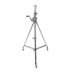 Manfrotto 087NW Wind Up Stand silver with wheels
