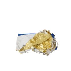 12 x 12 Worldwide Lame Gold/White