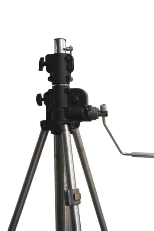 Manfrotto 387 Stainless Steel Wind Up with wheels - Image 4