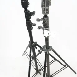 Lot: 13 - Manfrotto - 007BU Stand Aluminium black set - Image 2