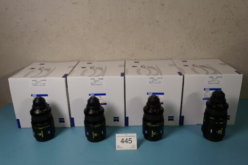 Lot: 445 - ARRI Master Anamorphic Set of 4 (35, 50, 75, 100mm)/T1.9 F
