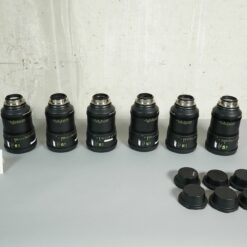 Lot: 447 - Demo Lens Signature Primes Set of 6 in meters (18, 25, 35, 47, 75, 125mm)