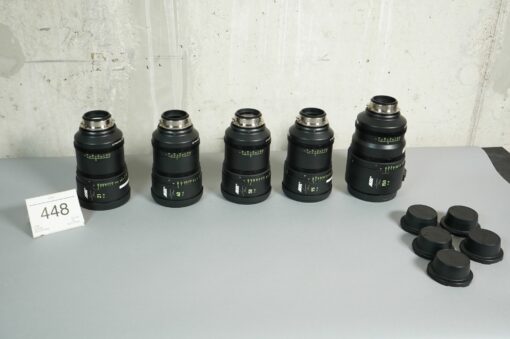 Lot: 448 - Demo Lens Signature Primes Set of 5 in feet (21, 40, 58, 95, 150mm)
