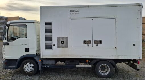 Man TGL8.180 4x2 Generator 120 KVA Super Silent Generator Self-propelled machine - Image 11