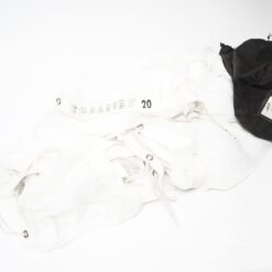 20 x 20  Butterfly  Quarter Silk White