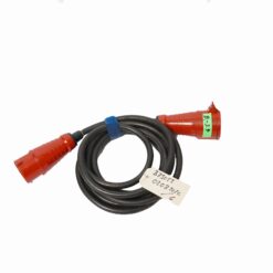CEE 16A 400V 5P red extensions cables 5m