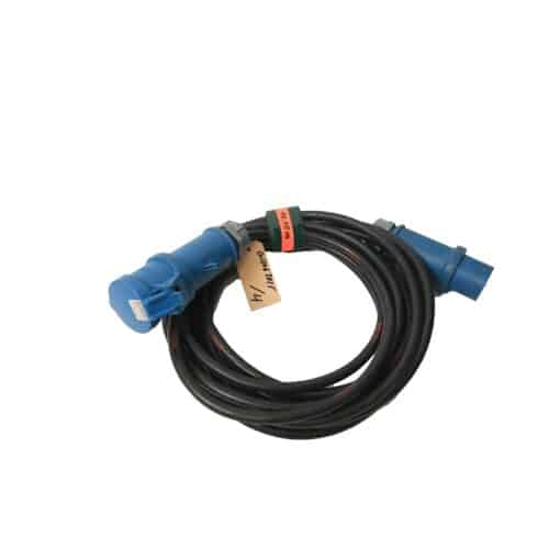 CEE 32A 230V 3P blue extensions cables 10m