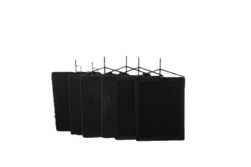 18" x 24" Solid Black Flag Set