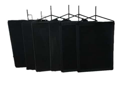 18" x 24" Solid Black Flag Set - Image 4