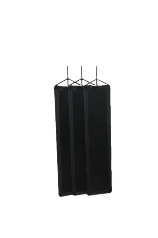10" x 42" Solid Black Flag CutterFlag Set - Image 2