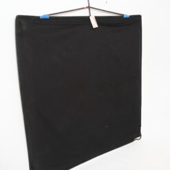 48" x 48" Solid Black Flag Floppy Cutter with wings - Image 5