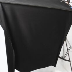 48" x 48" Solid Black Flag Floppy Cutter with wings - Image 3