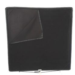 48" x 48" Solid Black Flag Floppy Cutter - Image 2