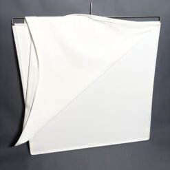 48" x 48" Solid White Flag Floppy Cutter - Image 4