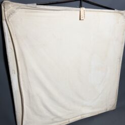 48 x 48 Solid White Flag Floppy Cutter - Image 5