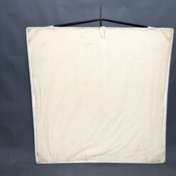 48 x 48 Solid White Flag Floppy Cutter