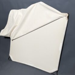 48 x 48 Solid White Flag Floppy Cutter - Image 2