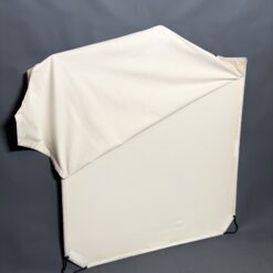 48 x 48 Solid White Flag Floppy Cutter - Image 2