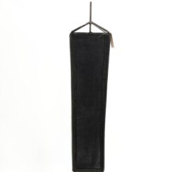 10 x 40 Solid Black Flag 25x100cm