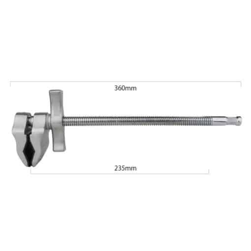 KUPO 9" SUPER VISER CLAMP - END JAW with 16mm spigots