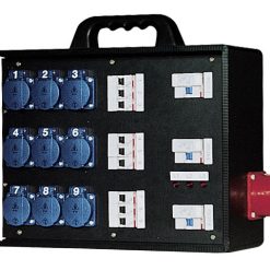 Mobile 32 amp Briefcase Distribution Box 114-06-665