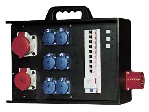 Mobile 32 amp Briefcase Distribution Box 114-06-667