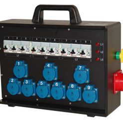 Mobile 32 amp Briefcase Distribution Box 114-07-594