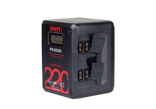 SWIT PB-S220A 220Wh Multi-sockets Square Digital Battery Pack - Image 4