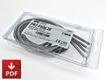 KinoFlo - Kino Flo FreeStyle/Diva 30/31 Fixture Silver Conduit, 4pk