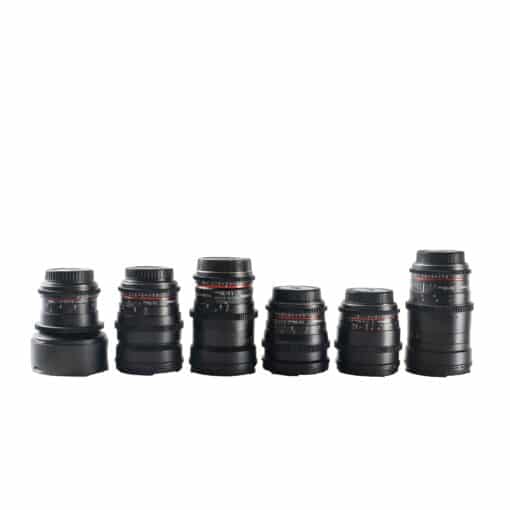 Samyang Lens Set 14, 24, 35, 50, 85, 125 mm EF