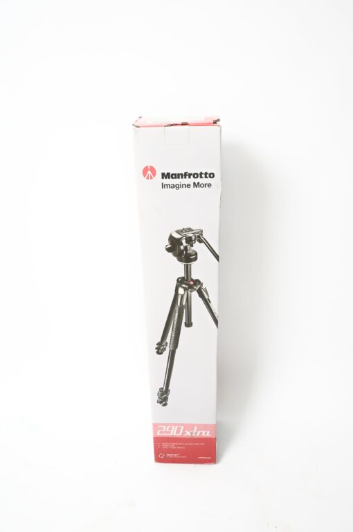 Manfrotto 290 Xtra Alu 3-Section Tripod Kit with 128RC Fluid Head - Image 2