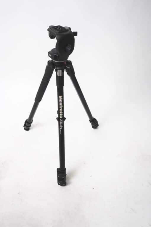 Manfrotto 290 Xtra Alu 3-Section Tripod Kit with 128RC Fluid Head - Image 4