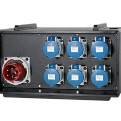 Stackable Mobile 63 amp power distributor 114-05-517