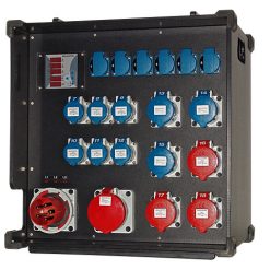 Stackable Mobile 63 amp power distributor 114-07-252