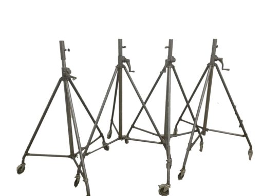 4 pcs. Matthews Stand Heavy Duty Silver with wheels - Image 2