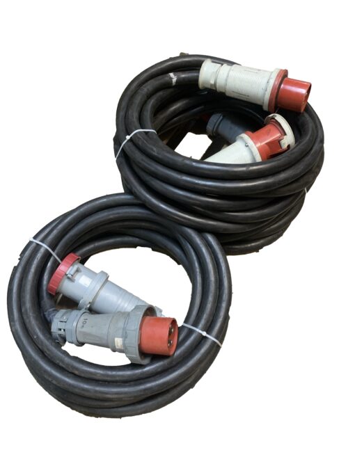 CEE 125A 400V 5P red extensions cables 15m 35 mm² - Image 2