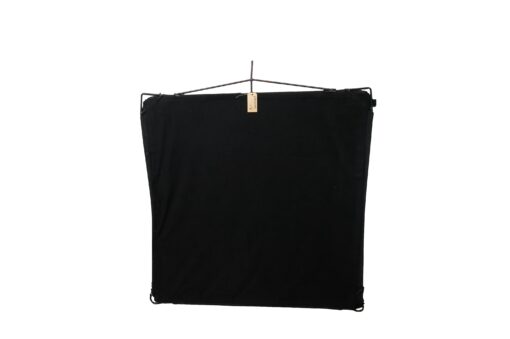 48" x 48" Solid Black Flag Floppy Cutter - Image 2