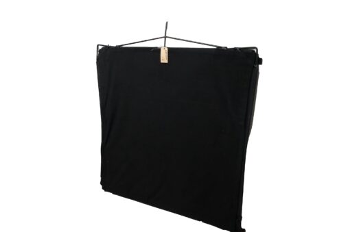 48" x 48" Solid Black Flag Floppy Cutter - Image 4