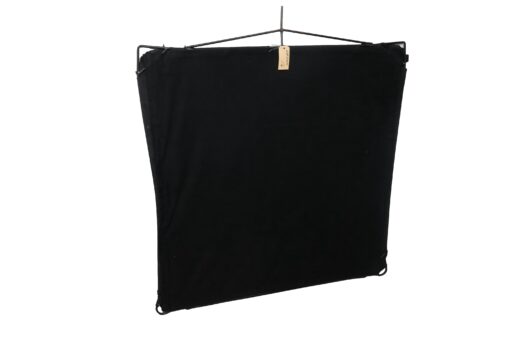 48" x 48" Solid Black Flag Floppy Cutter - Image 3