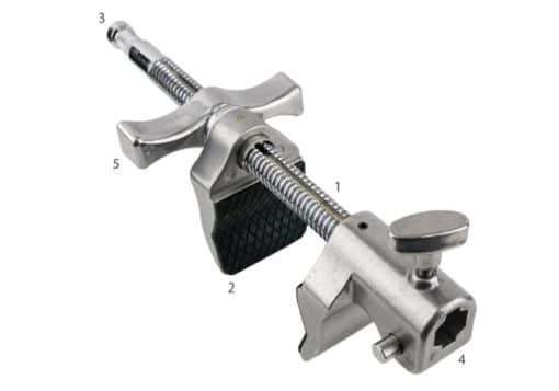 KUPO 9" SUPER VISER CLAMP - END JAW with 16mm socket - Image 2