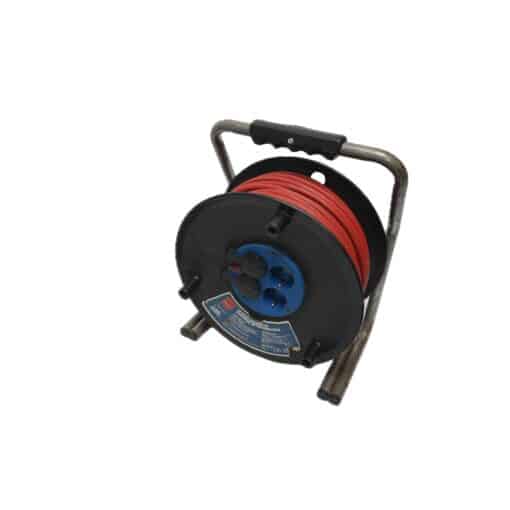 Solid rubber cable drum 30m