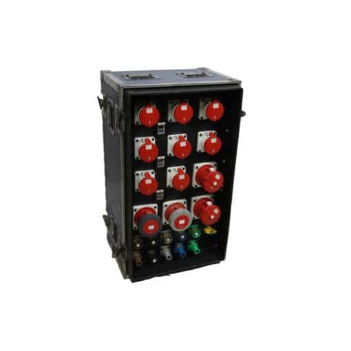 Distribution box 400A Powerlock with flightcase