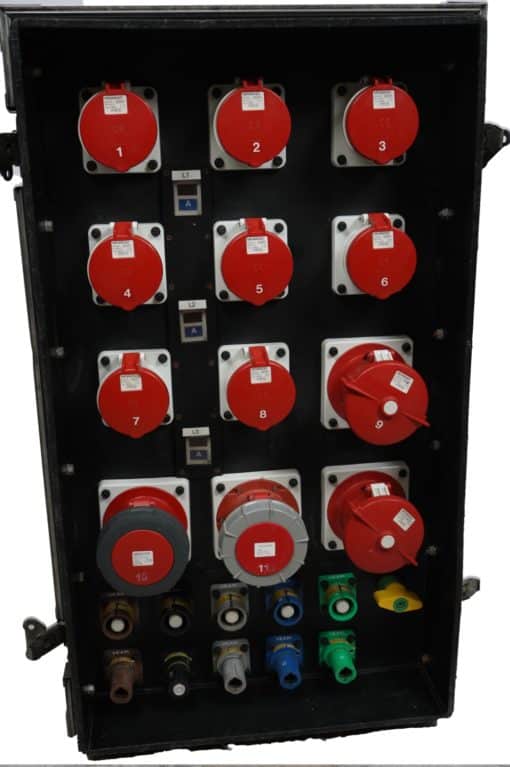 Distribution box 400A Powerlock with flightcase - Image 3